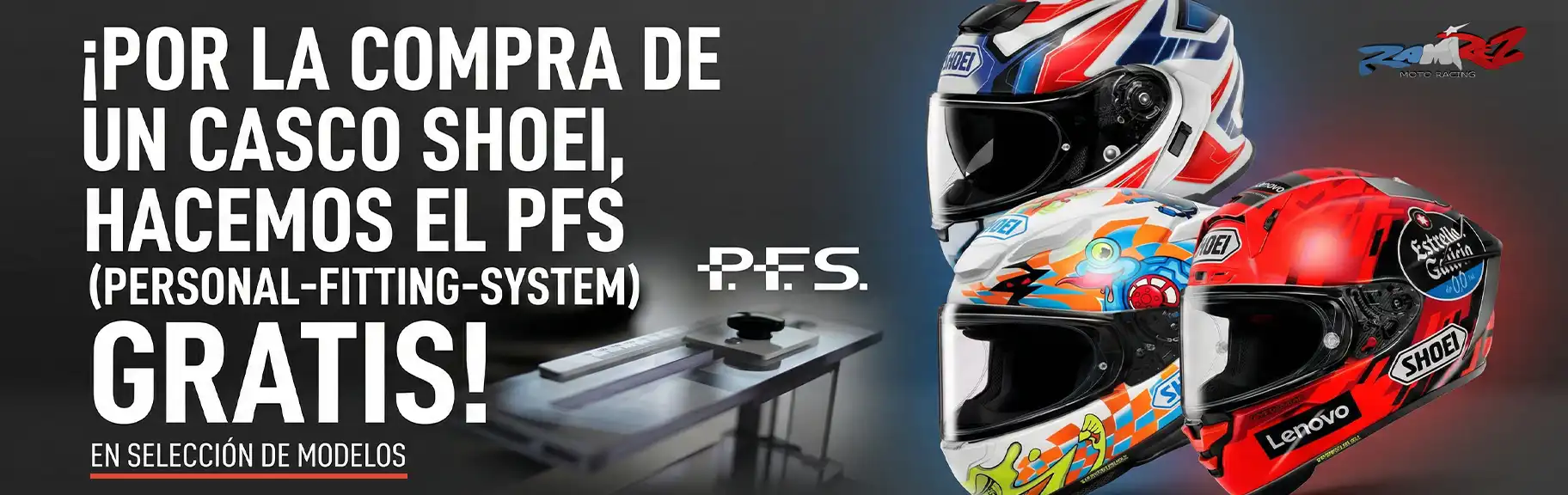 cascos shoei pfs ramirez moto